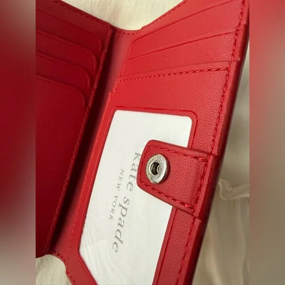 Kate Spade Devin Patent Bifold Wallet - Picture 13 of 15